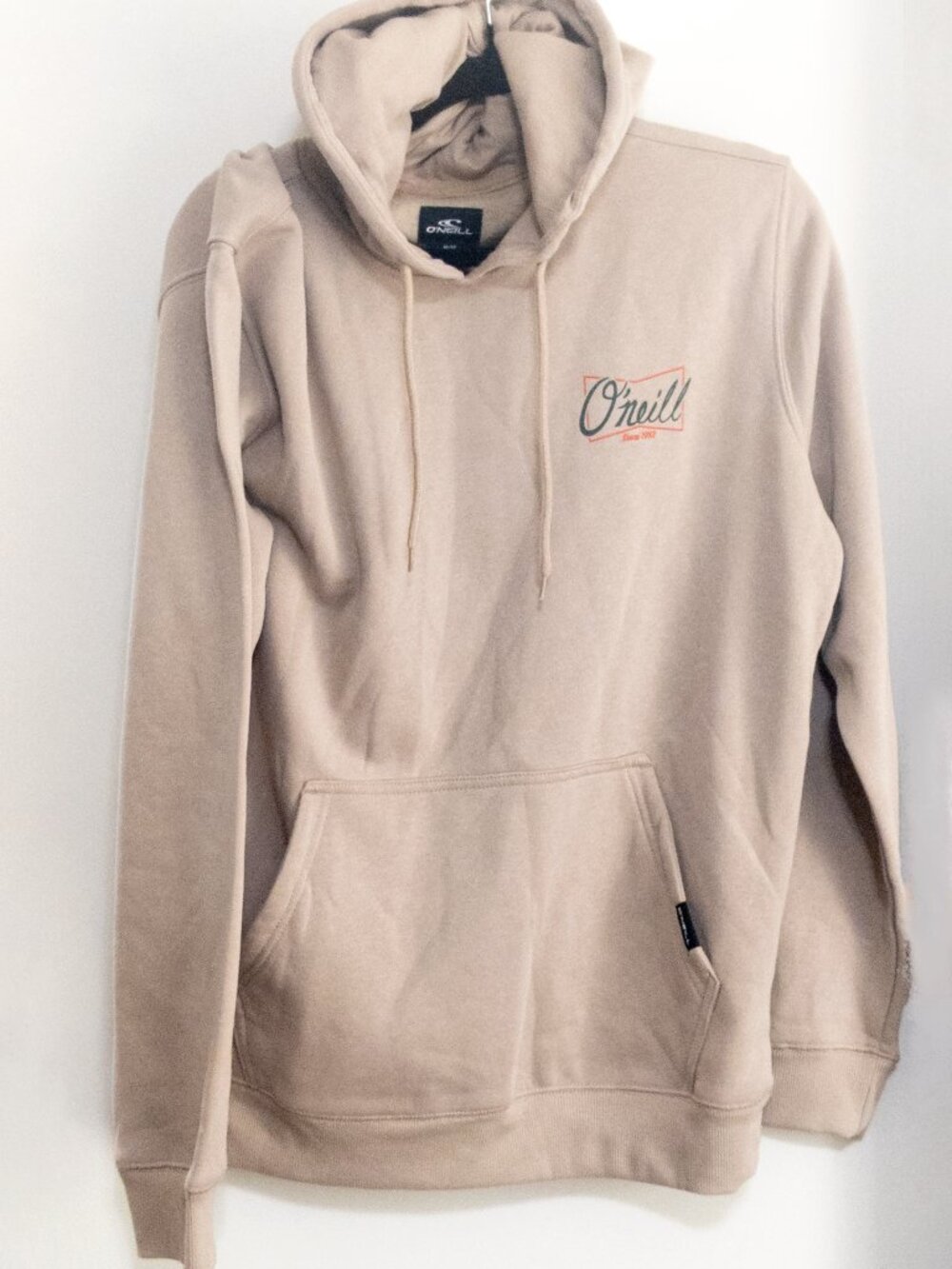 NWT O'Neill Surf Tan Hoodie Men's Size Medium Graphic Casual Cotton Pull Over